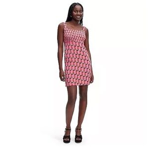 90's Shift Pink Modern Geo Mini Dress
- DVF for Target NWT Size 8